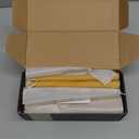 24 Pack Natural Beeswax Taper Candles in Bulk 10 inch Tall - Dripless Candle 100% Pure Unscented Beeswax, 8 Hours Long Burning Time -Yellow