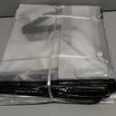 4 Pack Clear Storage Bags for Comforter, Clothes & Bedding, Plastic Blanket Storage with Zipper and Handle, Moving Bags, Closet Organizer and Under-Bed Storage (90L)