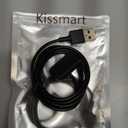 Charger for Fitbit Charge 5 / Charge 6 / Luxe, Replacement Charging Cable Cord Accessories for Fitbit Bands (2-Pack, 3.3ft/1m)