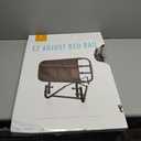 Stander EZ Adjust Bed Rail, Adjustable Senior Bedrail and Safety Assist Railing for Elderly Adults with Organizer Pouch, ASTM Safety Approved Guard-Rail, Black