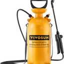 VIVOSUN 2.1Gal/8L Pump Pressure Sprayer, Pressurized Water Spray Bottle with Adjustable Shoulder Strap, Adjustable Nozzle, Safety Valve & Additional Seals, Ideal for Watering, Fertilizing, Cleaning