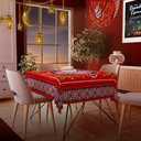 OLEEK Ramadan Decorations for Home 2026 Set 4 Ramadan Pillow Covers 20x20 & Ramadan Table Runner  Ramadan Table Decor  Ramdan Decor  Ramadan Decorations for Table  Ramdan Gifts