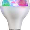 Feit Electric Multicolor Changing Disco Party LED Light Bulb, DISCO1/LED, A19, RGB, RGB Multicolor, 5.3" H x 3.15" D