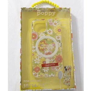 XO POPPY iPhone 13/14/15 Phone Case Cover Fitted Skin - Flowers Retro Magsafe