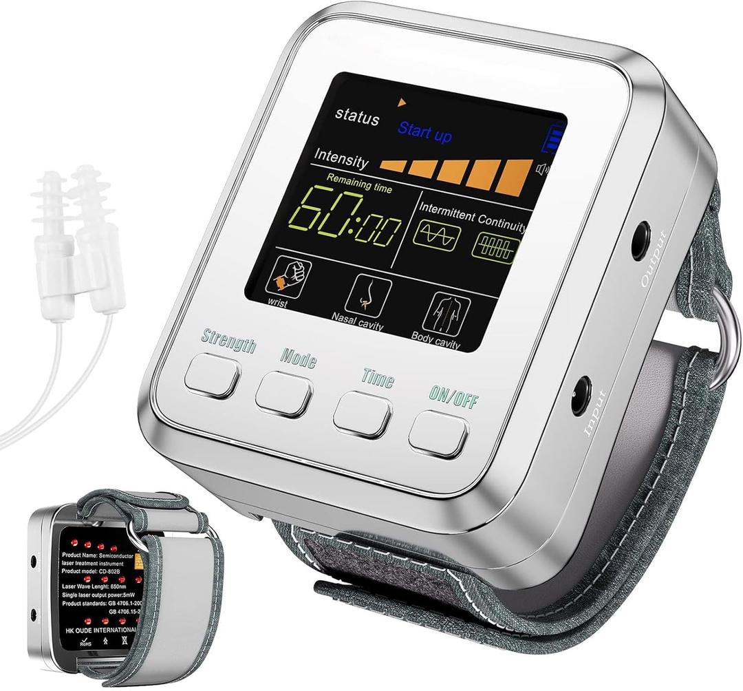 Red Light Wrist Watch