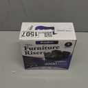 Bed Risers Furniture Risers Heavy-Duty Rectangular Adjustable Block Lift to 3 inches and 4.3 inches Desk, Sofa, Chair Legs, Refrigerator, Washing Machine Support up to 4000 pounds (2 layer(3inches), Black-square-4 Pack)