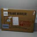 Delma Bathroom Vanity Mirror, Black Framed Bathroom Mirror for Over Sink, High-Definition Bathroom Mirror, Versatile Bathroom Vanity Mirror, Hangs Horizontally or Vertically(30x20, Black)