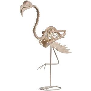 JOYIN Flamingo Skeleton Halloween Decorations 27.6 Inch Tall Spooky Flamingo Posable Animal Skeleton with Movable Joints for Halloween Indoor Outdoor Yard Garden Lawn Patio Prop Decor
