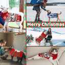 Christmas Dog Sweaters for Small Medium Large Dogs and Cats,Pet Soft Warm Holiday Outfit Girl & Boy,Pup Winter Clothes Turtleneck Double Knitting Collar for Outdoors Playing (Blue,X-Large)