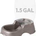 Petmate Pet Cafe Waterer Cat and Dog Water Dispenser 4 Sizes, Pearl Tan, 1.5 GAL