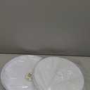 Kaya White Plastic Medium Round Cake Stands (11.6") 1 PC - Chic & Disposable Table Display, Perfect for Weddings, Birthdays, Baby Showers, & More