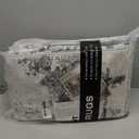 Area Rugs for Living Room: 9x12 Abstract Washable Rug Modern Neutral Large Soft Stain Resistant Non-Slip Backing Machine Table for Bedroom Dining Room Indoor Home Office Carpet - Black Grey