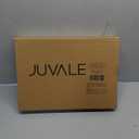Juvale Bamboo Silverware Organizer for Drawer, Kitchen, 6 Slot Utensil Tray (Black, 17 x 11.75 x 1.75 In)