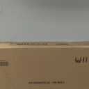 10 Gallon Tilt Out Trash Cabinet, Modern Tilt Out Laundry Hamper Cabinet, Wooden Hidden Trash Can Cabinet with Lid for Bathroom, Living Room, Laundry Room, White