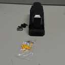 Small Weatherproof Outdoor Electrical Connection Box for 90 Angle Plugs734inch, IP66 Water-Resistant Extension Cord Cover for Plug, Extension Cables, Holiday Lights, Black