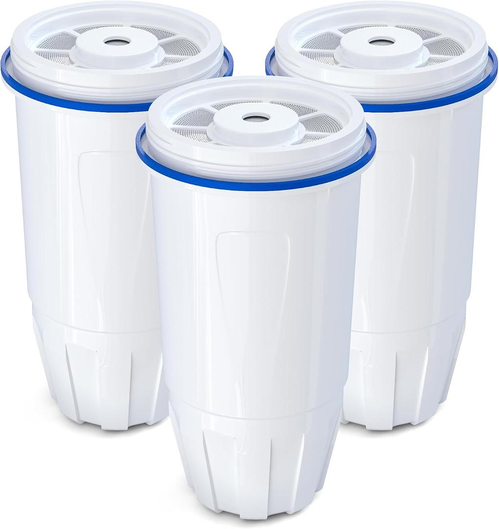 Upgraded Water Filter Replacement for Zero Pitcher and Dispenser ZR-001 ZR-004 ZP-006 ZR-017, Multi-Stage Filter System, Effectively Reducing Lead, Chromium, PFOA, and PFOS, Pack of 3, By DESENRUIS