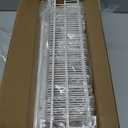 Delamu Adjustable Cabinet Door Organizer, 6Tier Hanging Spice Rack Organizer, Metal Over the Door Pantry Organizer, Pantry Organizers and Storage Shelves for Kitchen Bathroom Laundry Room, White M