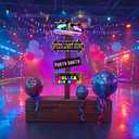 3 x 30 Pieces Roller Skating Party Decorations - Skating Themed Directional Signs for Birthday Parties, Celebrations, and Roller Rink Events