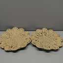Flower Woven Dish 10" 2 pcs