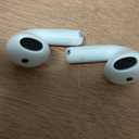 Apple AirPods 4 Wireless Earbuds, Bluetooth Headphones, Personalized Spatial Audio, Sweat and Water Resistant, USB-C Charging Case, H2 Chip, Up to 30 Hours of Battery Life, Effortless Setup for iPhone