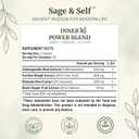 2 x Sage & Self Inner Power Capsules – Adaptogen Blend with Ashwagandha, Shilajit, Rhodiola & Black Pepper – Supports Energy, Resilience & Mental Clarity – 1400 mg per Serving – 60 Vegan Capsules