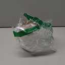 1 PC Small Glass Storage Jars with Airtight Lids, 14 FL OZ (420ml) coffee container with Wooden Lid, Glass Pantry Canister for Beans, Rice, Sugar and etc