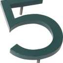 Montague Metal Products MHN-08-F-HG1-5 Solid Aluminum Modern Floating Address House Numbers, 8", Powder Coated Hunter Green
