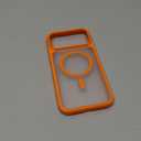 TORRAS Stronger Magnetic & Shockproof for iPhone 17 Pro Max Case, Fit for MagSafe, Military Grade Drop Protection, Camera Control, DIY Button, Slim for iPhone 17 Pro Max Case Translucent Orange