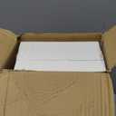 BAYKA White Floating Shelves for Wall  Rustic Wood Wall Shelves with Metal Brackets for Bathroom, Bedroom, Kitchen, or Living Room Decor Organization  Set of 3, Sturdy Storage with 22lb Capacity (15.7inches, C. White - Modern Minimalist Style)