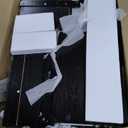 Black Dresser for Bedroom with 7 Drawers, Modern Wide Chest of Storage Drawer with Gold Handles, TV Stand Dresser, Wood Dressers for Bedroom, Living Room, Hallway, Entryway, 55’