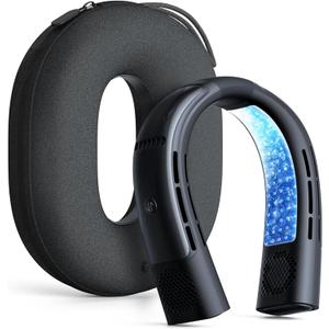 TORRAS COOLiFY 2S Lite Neck Air Conditioner, Long Battery Life Cooling Neck Fan, Lightweight & Comfortable, Hands-Free Wearable AC for Commute, Work, Travel. Black