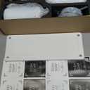 Dish Soap Dispenser Set for Kitchen 16oz Glass Bottle with Stainless Steel Pump, Instant Dry Tray, Perfect for Kitchen Decor and Bathroom Accessories, Womens Gifts for Christmas