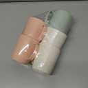 Coffee Mugs Set of 5, 10 Ounce Unbreakable Plastic Cups With Handle, 3 Basic Colors, Dishwasher Safe