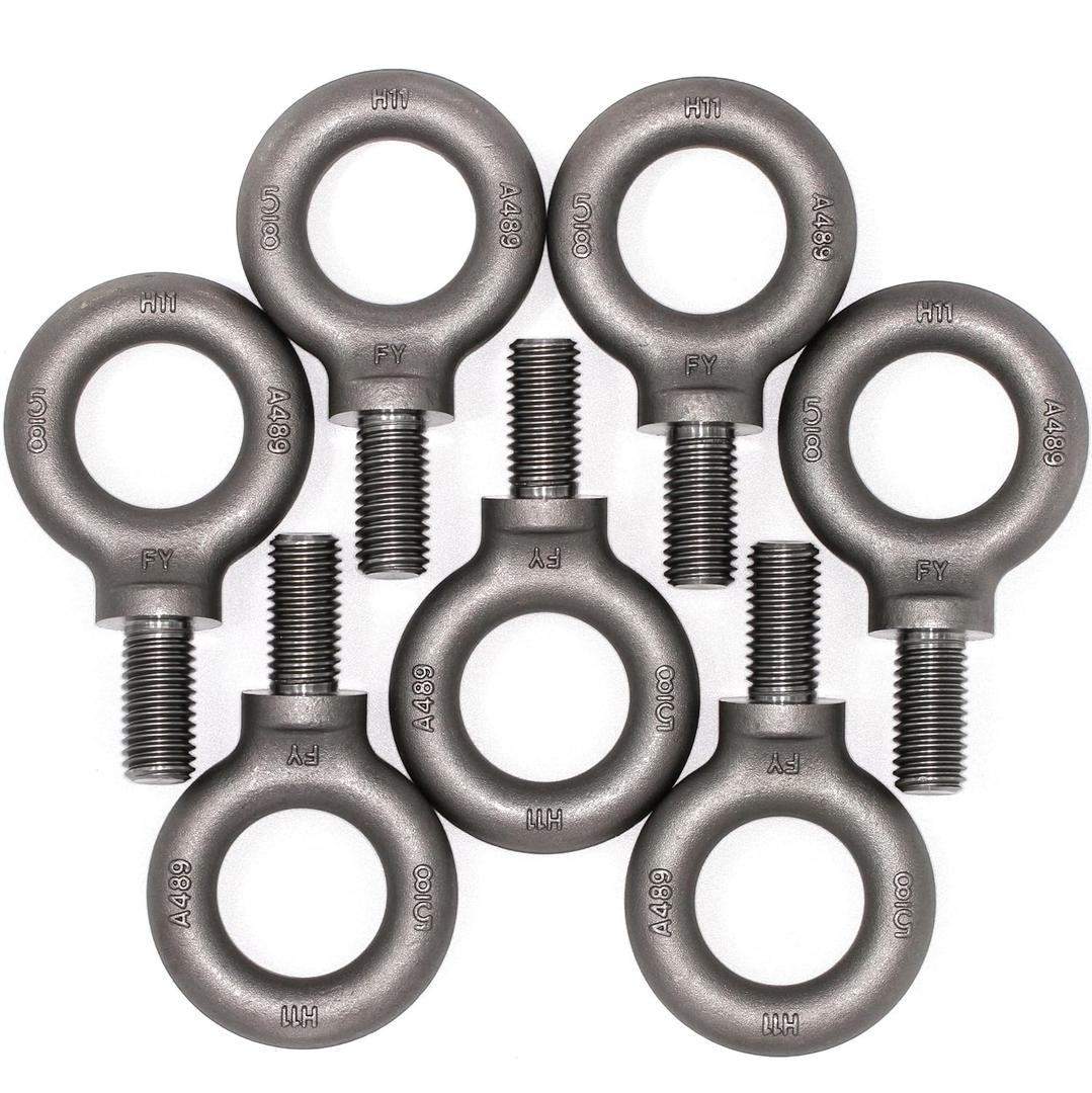 Box of 7 Pcs Lifting Shoulder Eye Bolts 5/8"-11 X 1-1/4"