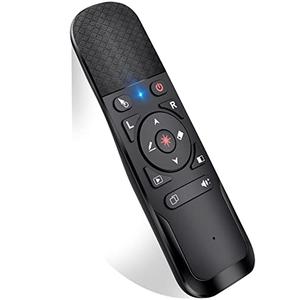 Presentation Remote with Air Mouse Function, Wireless Presenter Clicker RF 2.4GHz USB Laser Pointer Presenter Control PowerPoint Presentation Clicker for Mac, Laptop, Computer