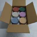 Overnight Oats Containers with Lids 16 oz Glass Jars 6 Pack Glass Mason Jars with Airtight Lids, Perfect for Oats, Yogurt, Chia Pudding