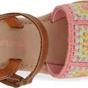 Carter's Unisex-Child Kaida Sandal (4 Toddler, Brown/Pink)