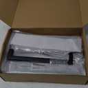 KNOBWELL 12 Pack Black Kitchen Cabinet Door Handles 7-9/16, Modern Cupboard Vanity Dresser Drawer Pulls - Hole Centers 7-9/16", Overall Length 8"