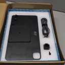 2025 Magnetic Wireless Charging Stand for iPad Pro 13" M4 (2024) Only, Aluminum Alloy Tablet iPad Arm Mount Holder for Desk, 360 Adjustable Foldable Tablet Stand with 2M USB C Cable, Black