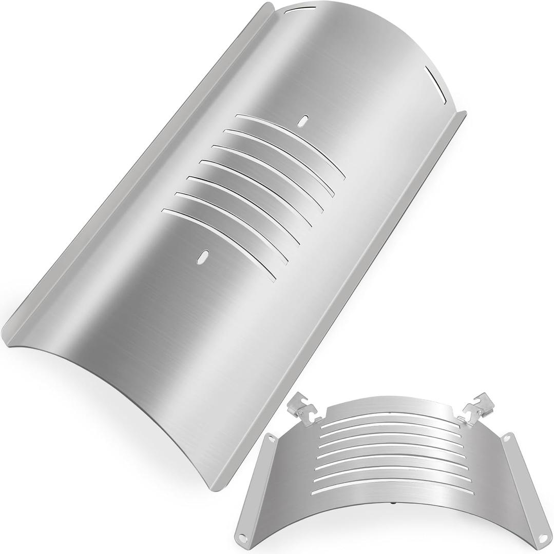 Flame Broiler Kit for Pit Boss Smoker Replacement Parts PB1000 PB1100 PB1150 PB1600 Austin XL Pitboss Rancher Traditions Pro Pellet Grills Heat Deflector Slide Cover PB1100PS1 Bottom Plate 60547 BBQ