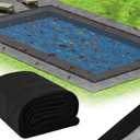 25 x 45 Ft Pool Leaf Cover, Thick Heavy Duty Mesh Net for inground Pools, Winter Rectangular Pool Leaf Cover with Reinforced Grommets to Protect from Leaves