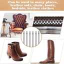 Teling 12 Packs Dual Tips Leather Dye Marker Pens Shoe Marker Leather Touch up Pen for Repair Scratches Shoe Surface, 12 Colors