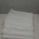 Denkee 4 Pack A4 Paper Organizer Box, Plastic Scrapbook Paper Organizer Containers for Craft and Arts Storage, Portable Board Game Storage for Art Supplies 8.5" x 11" US Letter