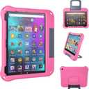 2023 10in Tablet Case for Kids,OQDDQO 10 case Light Weight Anti Slip Shockproof Kids Friendly Case Not Compatible ipad Tablet(Light Pink)