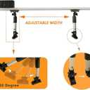 Kayak Motor Mount, Fishing Kayak Trolling Motor Mount Rack Aluminum Outboard Mounting Bracket Holder Kit