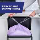 Hefty Ultra Strong 13 Gallon Trash Bags, Tall Kitchen Trash Bags 13 Gallon Size, Resist Leaks, Punctures, and Rips, Continuous Odor Control, Purple, Fabuloso Scent, 110 Bags