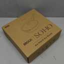 THE ROCK SOHO 4 Qt Nonstick Deep Frying Pan Skillet with Glass Lid, 11 Inch Large Deep Frying Pan, Ceramic Non Toxic Skillet with Heat-Resistant Handle, PFOA & PFAS Free, Oven & Dishwasher Safe, Cream