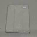 for iPad Air 11 Inch Case M3/2(2024/2025),iPad Air 5th Generation case 2022, Air 4th Generation case, Tri-fold Smart Cover with Clear Shell, Slim and Lightweight, Creamy White