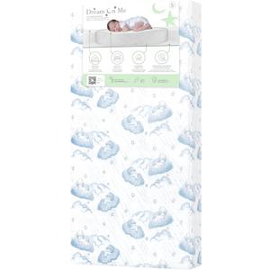 Dream On Me Cozy Cloud 2-in-1 Crib Mattress, Dual-Sided for Infants & Toddlers, Waterproof Cover, GREENGUARD Gold Certified, Fits Full Size Crib & Toddler Bed, 52 x 28 x 5
