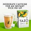 TAZO Organic Peachy Green Tea Bags, Green & Black Tea Blend with Sweet Peach Flavor, Caffeinated Tea, 120 Total Bags (20ct - Pack of 6) (EXP 05/14/27)